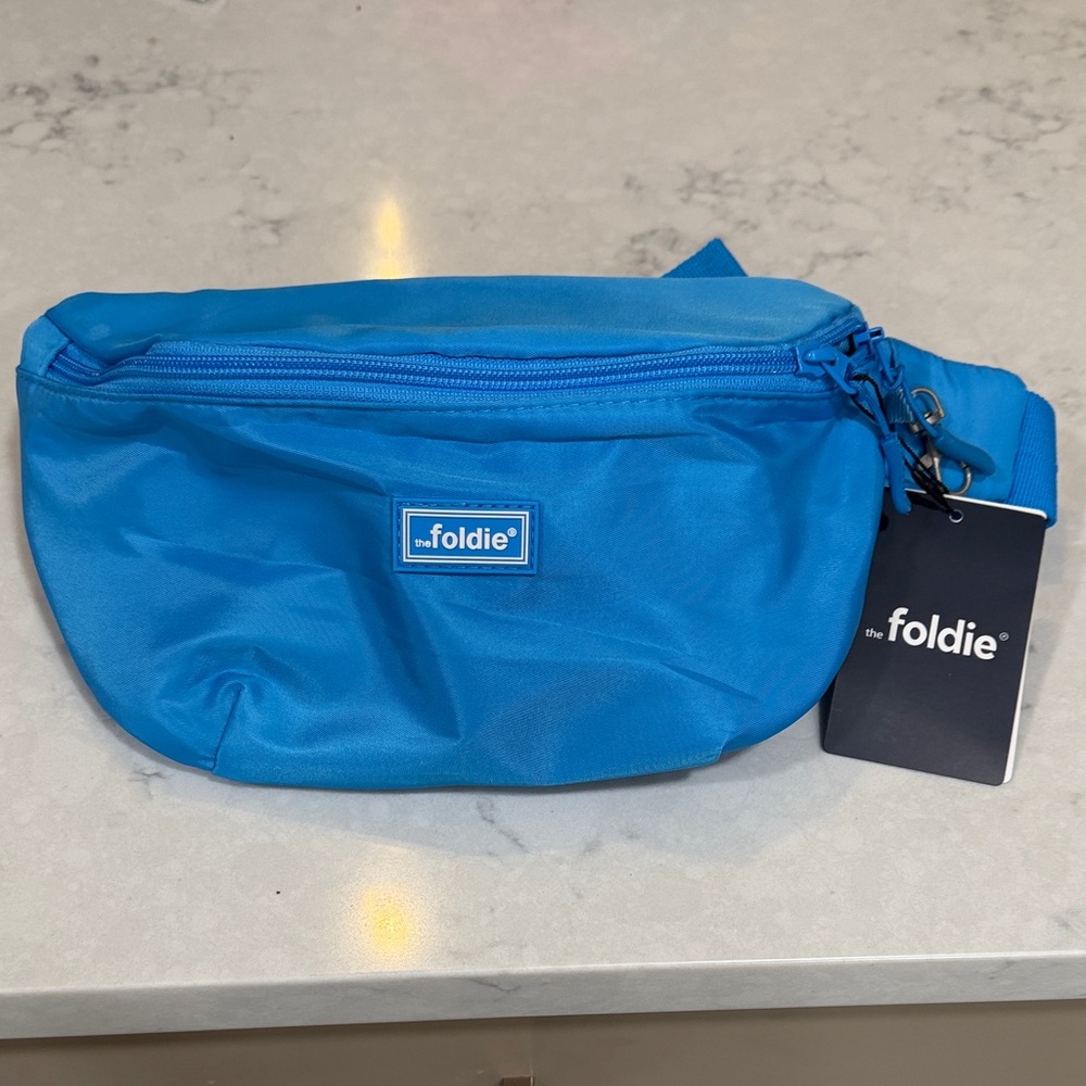 Blue Crossbody Waist Bag